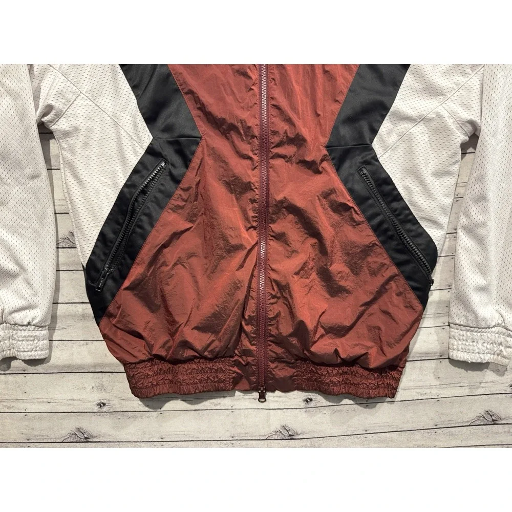 Nike Air Jordan Mens Flight AJ 5 Warm Up Jacket Sz S Maroon AO0555-687 W FLAW